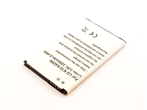 Battery LG K10 K420N, Li-ion, 3,8V, 2200mAh, 8,4Wh, incl. IC chip
