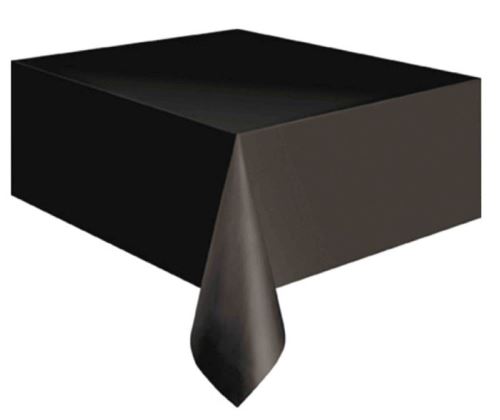 Nappe Noire Plastique Rectangulaire 135 x 270 cm