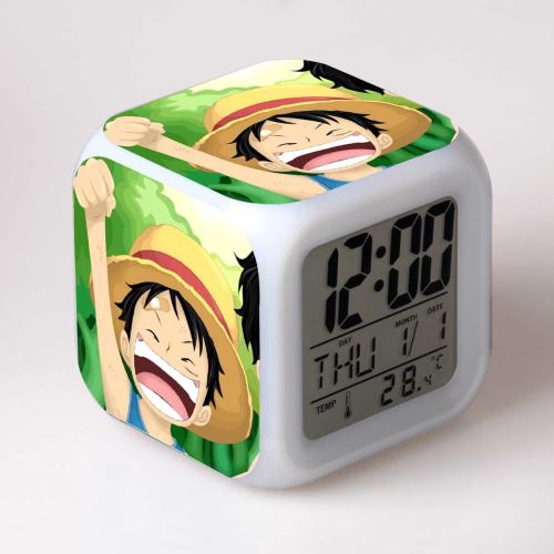 Réveil enfant LED Multifonctionnel Coloré - One Piece #41