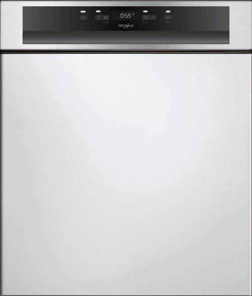 Whirlpool Wbc 3C26 X - Lave-Vaisselle - Encastrable - Niche - Largeur : 60 Cm - Profondeur : 56 Cm - Hauteur : 82 Cm - Inox