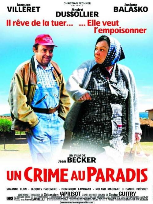Un Crime Au Paradis AFFICHE CINEMA ORIGINALE