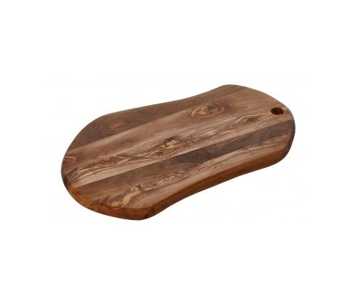 Planche de Service en Bois d'Olivier / Planche à Découper Forme Irrégulière