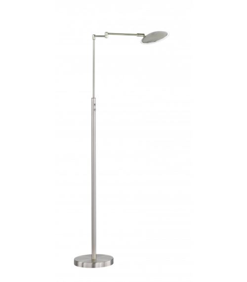 Lampadaire LOU nickel mat 1 ampoule LED