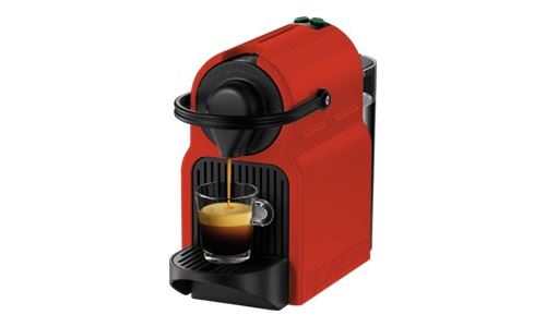 Krups Nespresso Inissia XN1005 - Machine à café - 19 bar - rouge