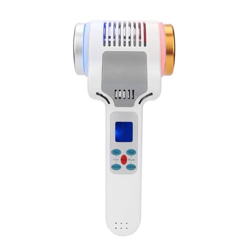 Machine de massage de beauté de rajeunissement de peau d'instrument de thérapie de marteau froid chaud (prise d'UE)