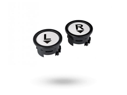 Bugaboo - bouton blanc et rond de rechange pour cadre de siège