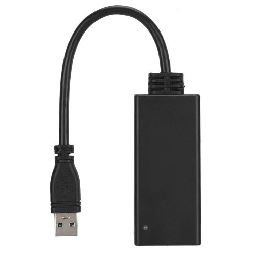 Convertisseur Audio Vidéo USB 3.0 vers HDMI 1080P HD pour Mac OS Noir