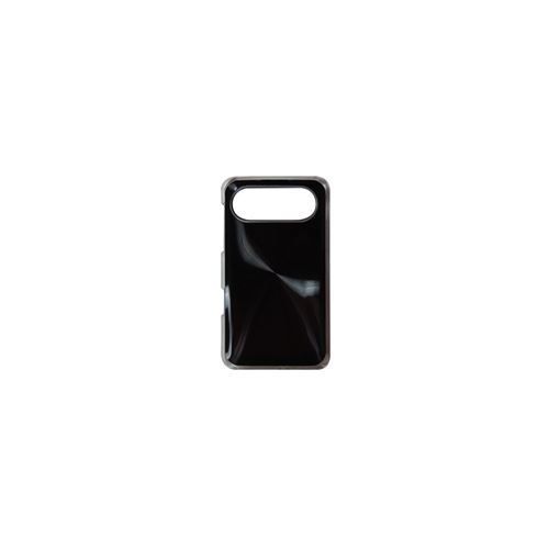 Coque metal strie noire HTC desire HD 7