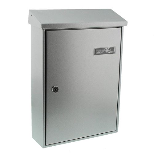 Burg W&auml;chter Briefkasten Letter 5832 silber 370x270x92mm