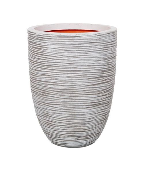 Capi Europe Nature Rib KOFI783 Cache-pot ivoire 46 x 58 cm