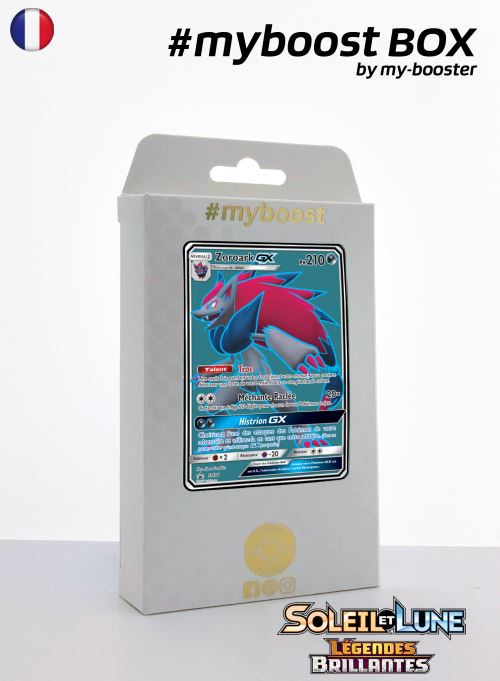 Coffret #myboost ZOROARK GX Full Art SM84 - Soleil et Lune 3.5 Legendes Brillantes - 10 cartes Pokemon francaises