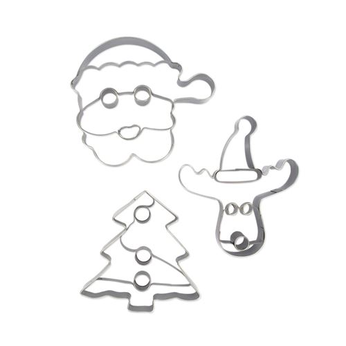 Non Communiqué Inox Set De 3 Emporte-Pièces De Noël Zenker Emporte-Pièces