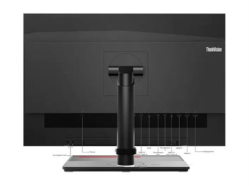 Lenovo ThinkVision P27u-20 - Écran LED - 27 - 3840 x 2160 4K @ 60 Hz - IPS - 450 cd/m² - 1000:1 - 4 ms - Thunderbolt 4, 2xHDMI, DisplayPort - haut-parleurs - noir corbeau