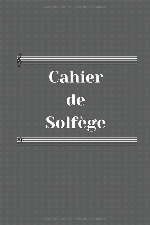 Cahier De Solfège Narratik - 12 Portées Par Page - 100 Pages - Format 15,24 X 22,86 Cm