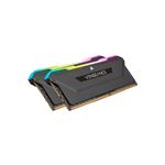 CORSAIR Vengeance RGB PRO SL - DDR4 - kit - 16 Go: 2 x 8 Go - DIMM 288 broches - 3200 MT/s / PC4-25600 - CL16 - 1.35 V - mémoire sans tampon - non ECC - noir