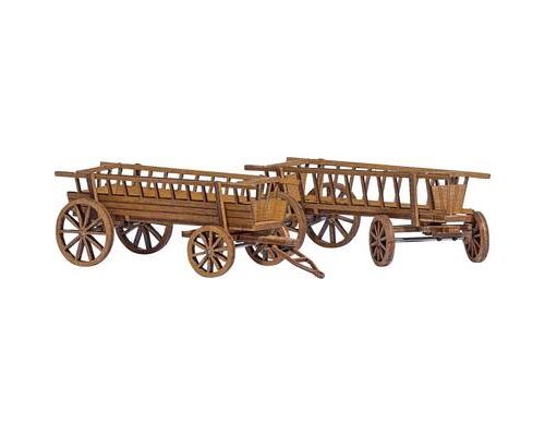 2 wagons à échelle H0 Busch 1385