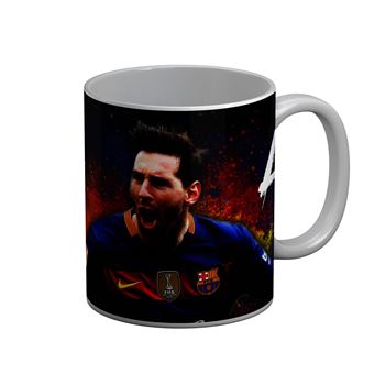 Mug En Céramique Décoré Barcelone - Multicolore - Neuf Avec Léger Défaut Possible