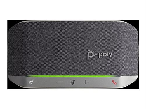 Poly Sync 20+ - Haut-Parleur Intelligent - Bluetooth - Filaire, Sans Fil - Usb-C - Argent, Noir