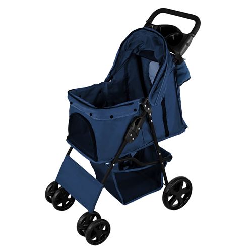 MonsterShop - Poussette pour Chien - Bleu - Image 3