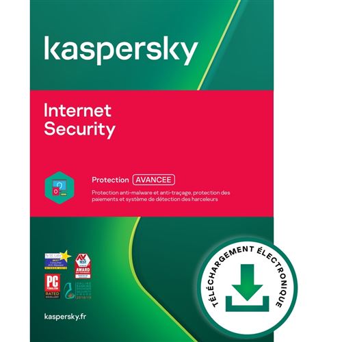Kaspersky Internet Security 2022 1 Pc 1 An - Version téléchargement