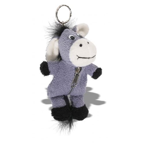 IMPEXIT - Peluche Porte Monnaie âne 13.5/9/7.5 cm