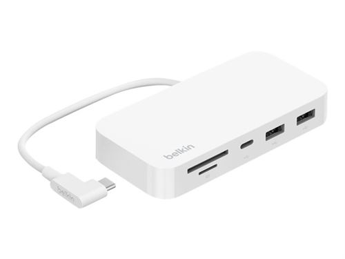 Belkin CONNECT 6-in-1 Multiport Hub - Station d'accueil - USB-C - 1GbE