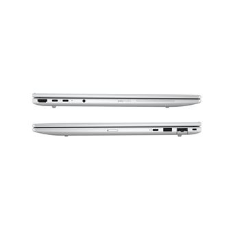 HP EliteBook 8 G1i Notebook AI - Conception de charnière à 174 degrés - Intel Core Ultra 5 - 225U / jusqu'à 4.8 GHz - Win 11 Pro - Intel Graphics - 16 Go RAM - 512 Go SSD NVMe - 16" IPS 1920 x 1200 - Wi-Fi 7, Bluetooth - aluminium argent glacier - cla