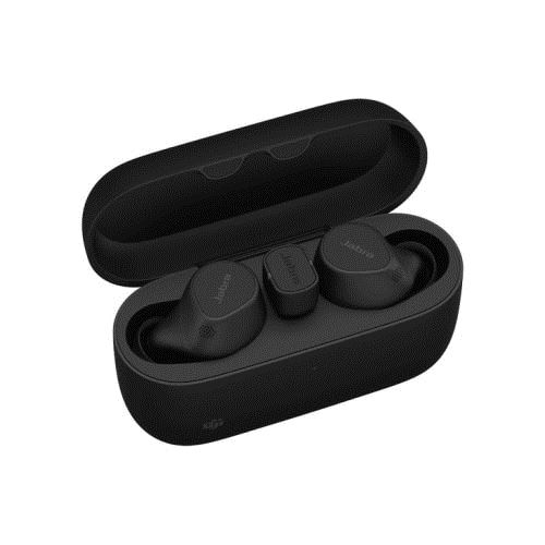 Jabra Evolve2 Buds Ms - Écouteurs Sans Fil Avec Micro - Intra-Auriculaire - Bluetooth - Suppresseur De Bruit Actif - Usb-C Via Un Adaptateur Bluetooth - Isolation Acoustique - Noir - Certifié Pour Microsoft Teams