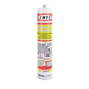 Colle Polyuréthane Mastic Polyuréthane EMFI PU 40 FC - Brun