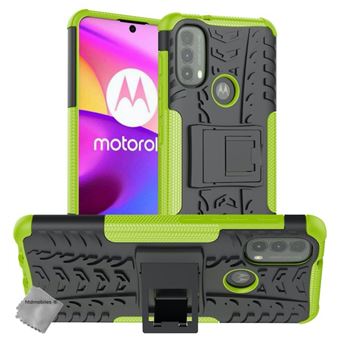 Coque étui Silicone Antichoc Effet Carbone Noir Pour Motorola Moto E40 (neuf)