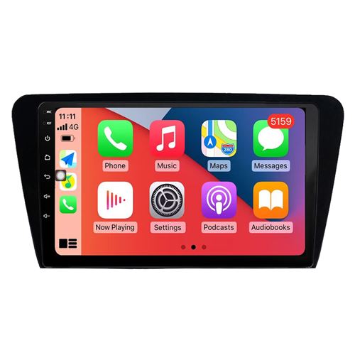 Autoradio Multimédia RoverOne CarPlay Android Auto DSP GPS pour Skoda Octavia 2015 - 2018