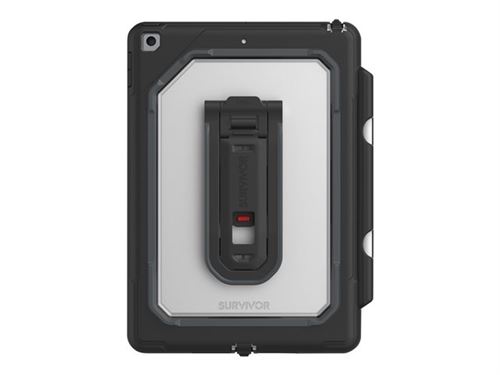 Griffin Survivor Endurance - Coque de protection pour tablette - polycarbonate, polyuréthanne thermoplastique (TPU) - gris, noir, clair