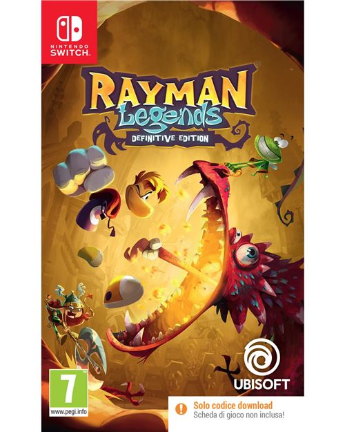 Ubisoft Rayman Legends: Definitive Edition Définitif Allemand, Néerlandais, Anglais, Espagnol, Français, Italien, Portugais, Russe Nintendo Switch