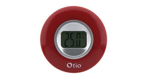Thermomètre intérieur rouge OTIO