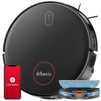 Ultenic Aspirateur Robot D6s - 3000Pa - 110min d'autonomie - Noir - 1