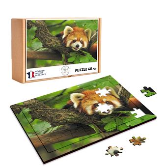 Jeux de Bébé Panda , Puzzle Bois Mignon