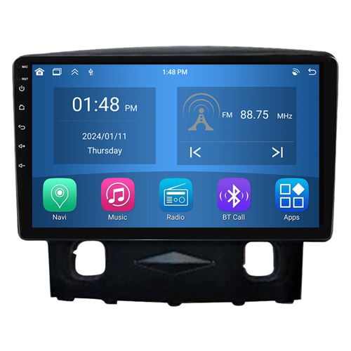 Autoradio RoverOne® Bluetooth CarPlay Android Auto Navigation 4Go RAM 64Go ROM pour Ford Kuga 2008 2009 2010