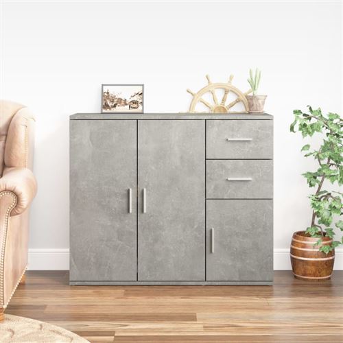 Vidaxl Gris Buffet Béton - Image 3