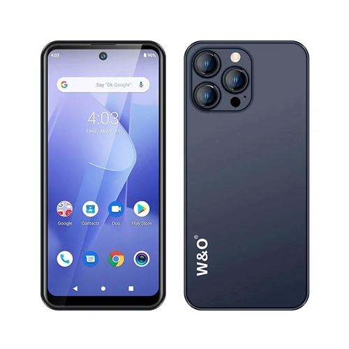 Smartphone 5.5 Pouces Android 10 Quad Core 4G Double Caméra 3GB/32GB Bleu YONIS