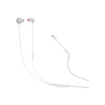 JBL Quantum 50C - Écouteurs avec micro - intra-auriculaire - filaire - jack 3,5mm - blanc - Certifié Discord - 1