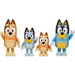 MOOSE TOYS - 4 figurines de la famille de Bluey au complet - A partir de 3 ans