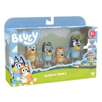 Pack de 4 figurines Bluey Moose Toys