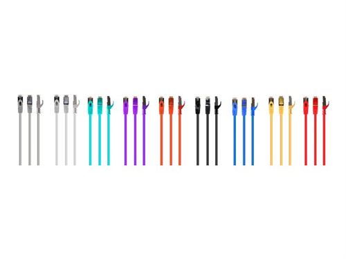 Cablexpert - Cordon de raccordement - RJ-45 (M) pour RJ-45 (M) - 50 cm - SFTP - CAT 6a - sans halogène, moulé - bleu