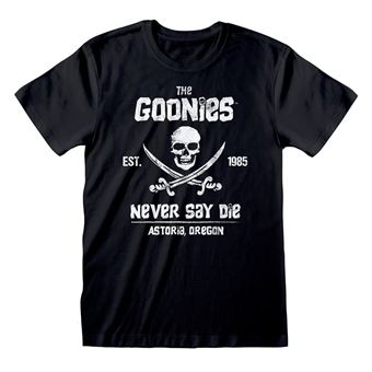 T-shirt The Goonies Homme - Noir, 100% Coton, Taille S à 5XL, Neuf Avec étiquettes