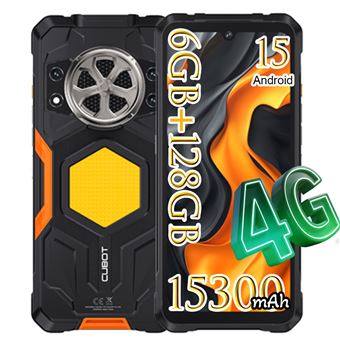 Cubot KingKong Power 5 smartphone  6,88" HD+, 16 GB/128 GB/1 TB, 15300 mAh, Dual SIM 4G Zwart - 1