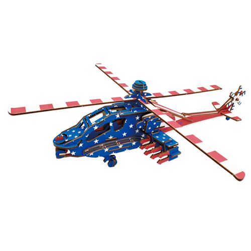 Puzzle 3D 82 pièces - Apache Stars and Stripes