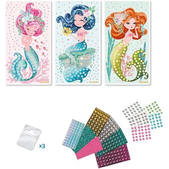 Jeu créatif Stick N Fun mosaïques sirènes 500 pièces