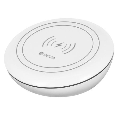 Base de charge qi smartphones devia chargeur à induction sans fil rapide - blanc