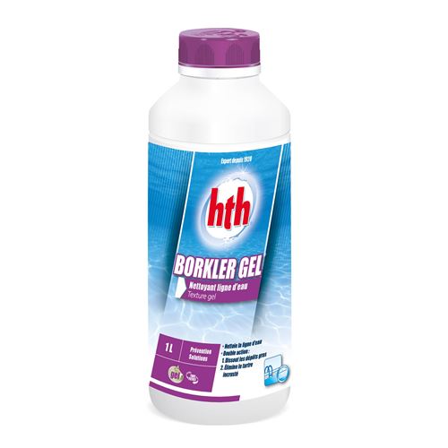 Nettoyant ligne d’eau double action : détartrant et dégraissant, Borkler gel