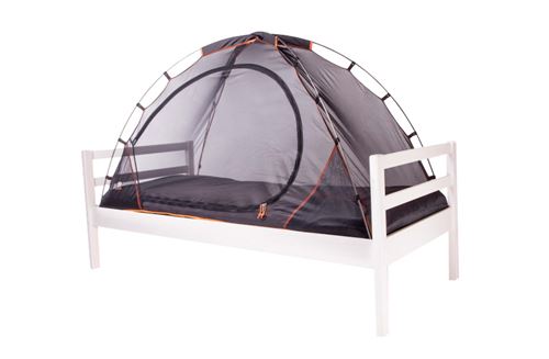 DERYAN Tente-lit avec moustiquaire 200x90x110 cm Noir